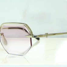 Elite Glasses - Whitegold plated | Polished Diamond Cuts | Lavish Pink