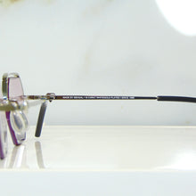 Elite Glasses - Whitegold plated | Polished Diamond Cuts | Lavish Pink