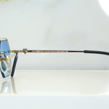 Elite Glasses - Gold plated | Polished Diamond Cuts | Heavenly Blue