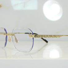 Nugget Glasses -  Gold plated | Polished Diamond Cuts | Classy Transparent