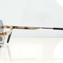 Nugget Glasses - Gold plated | Polished Diamond Cuts | Magical Blue