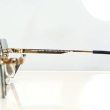 Nugget Glasses - Gold plated | Polished Diamond Cuts | Emarald Green