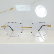 Blade Glasses - Gold plated | Polished Diamond Cuts | Classy Transparent