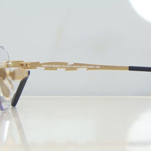 Blade Glasses - Gold plated | Polished Diamond Cuts | Classy Transparent