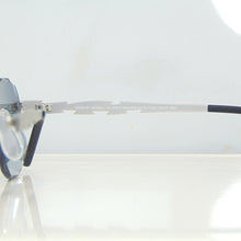 Blade Glasses - Whitegold plated | Polished Diamond Cuts | Magical Blue