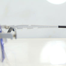 Blade Glasses - Whitegold plated | Polished Diamond Cuts | Classy Transparent