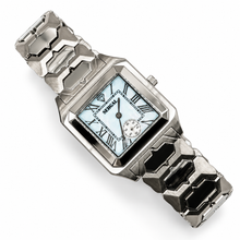 Sehgal Marbleous Watch - Dubai Blue - Whitegold Plated