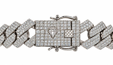 Sehgal Opulent Watch - Silver 925 - Cuban Link