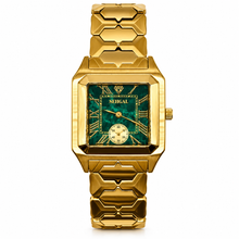 Sehgal Marbleous Watch - Emerald Green - Gold plated