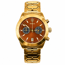 Sehgal Maharaja Watch - Gradient Chocolate Brown - Rose Gold Plated