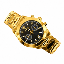 Sehgal Maharaja Watch - Gradient Pitch Black - Gold Plated