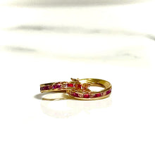 Pink Pearl Hoops Earring - 14 carat gold EARV2