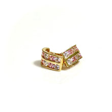Pink Aurora Earring - 14 carat gold EARV2