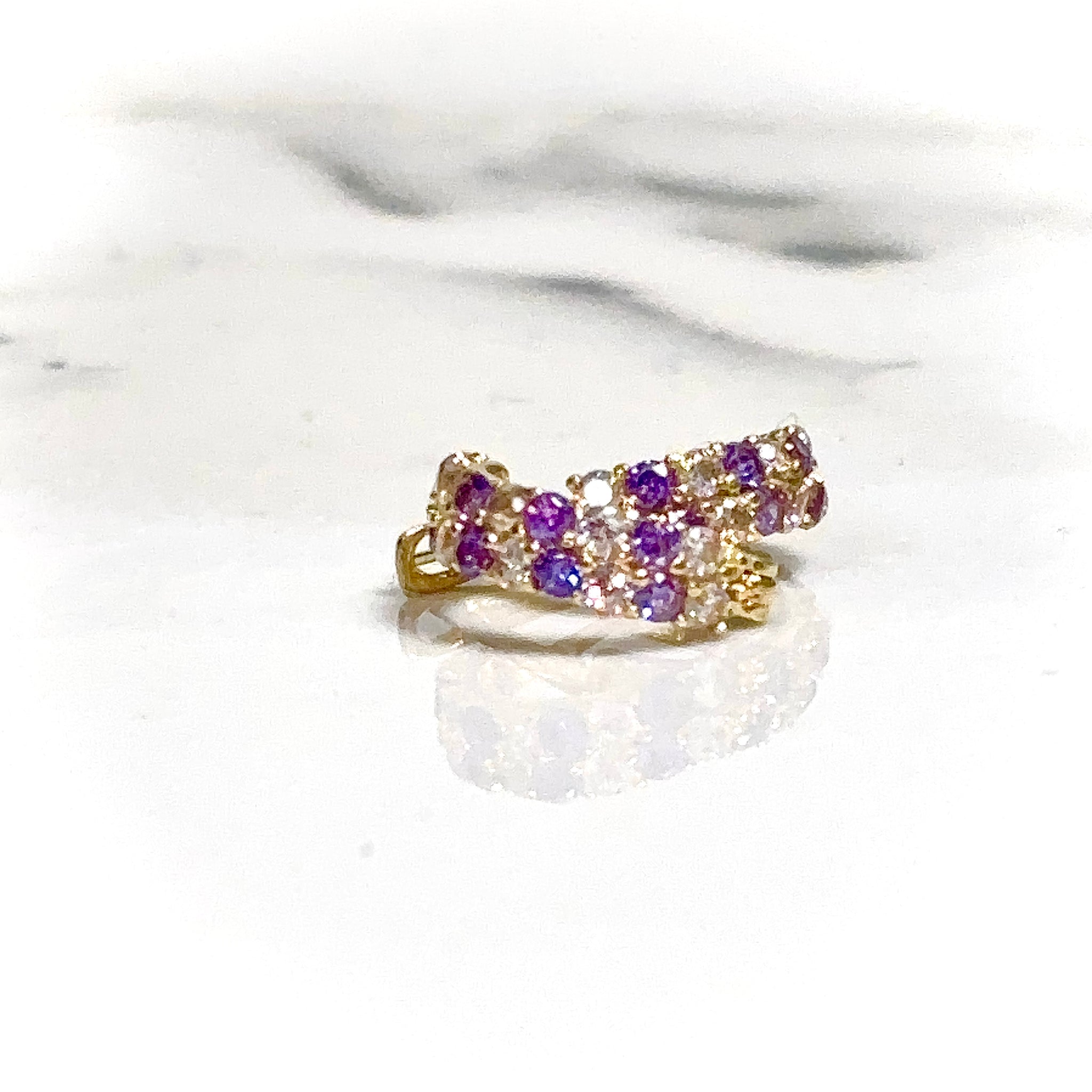 Golden Glam Earring - 14 carat gold EARV2