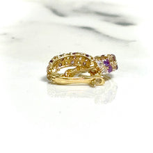 Golden Glam Earring - 14 carat gold EARV2