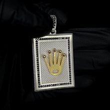 Crown Pendant - Silver 925 & Gold Plated - 250