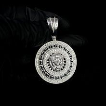Lion Pendant Round - Silver 925 - 253