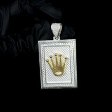 Crown Pendant - Silver 925 & Gold Plated - 251