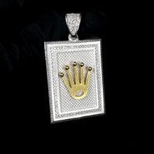 Crown Pendant - Silver 925 & Gold Plated - 251