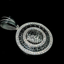 Lion Pendant Round - Silver 925 - 253