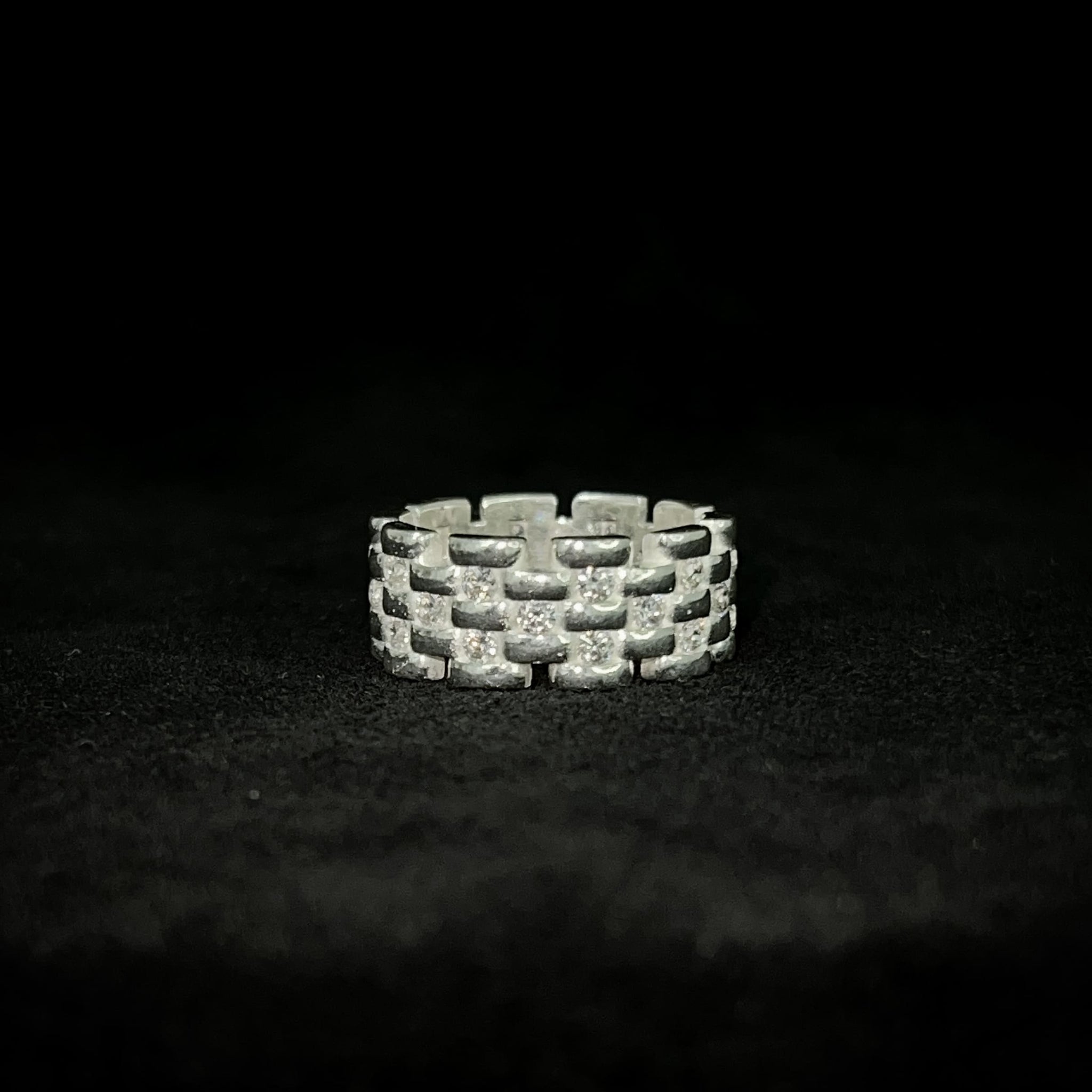 Big Rolex Link Ring - Silver 925 - 273