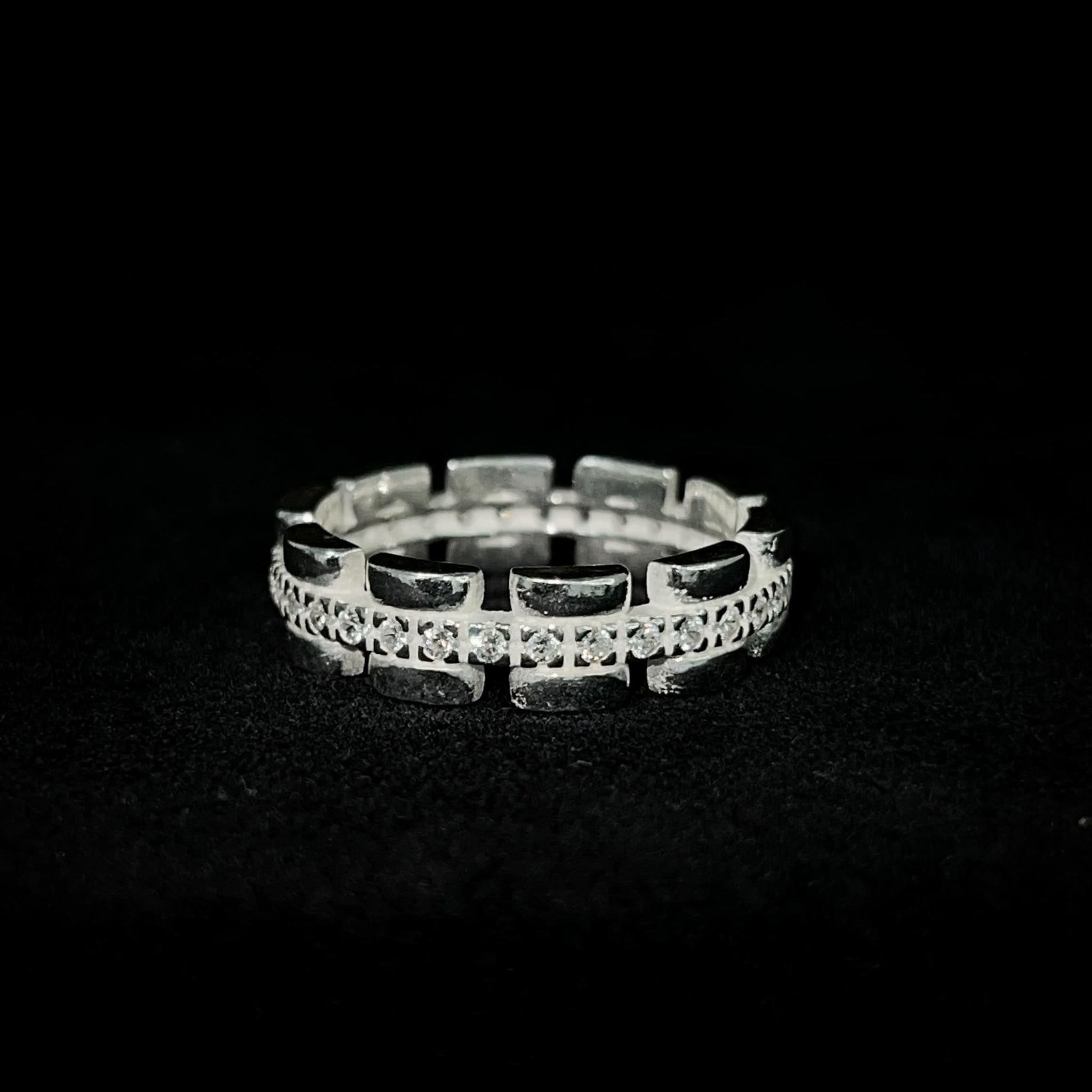 Small Rolex Link Ring - Silver 925 - 272