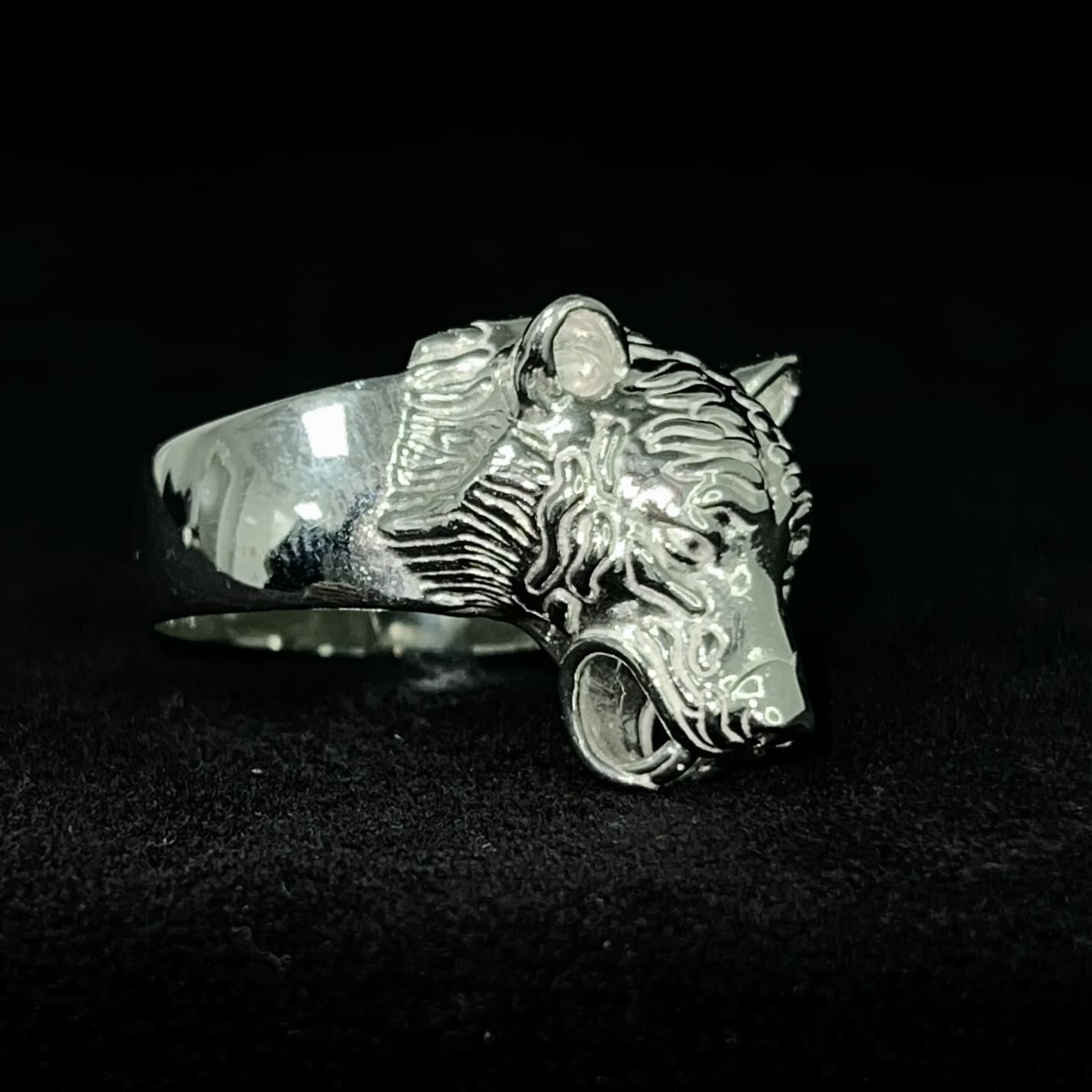 Lion Head Ring - Silver 925 - 271