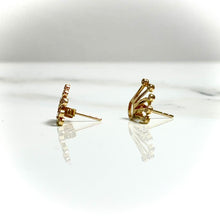 Crown Earring - 14 carat gold - EARV2
