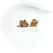 Fatima / Hamsa Hand Earrings - 14 carat gold EARV2