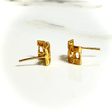 Roleks Schakel Earrings - 14 carat gold EARV2