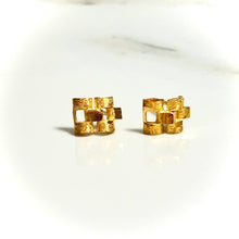 Roleks Schakel Earrings Small - 14 carat gold EARV2