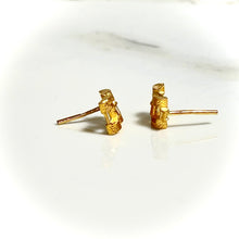 Roleks Schakel Earrings Small - 14 carat gold EARV2