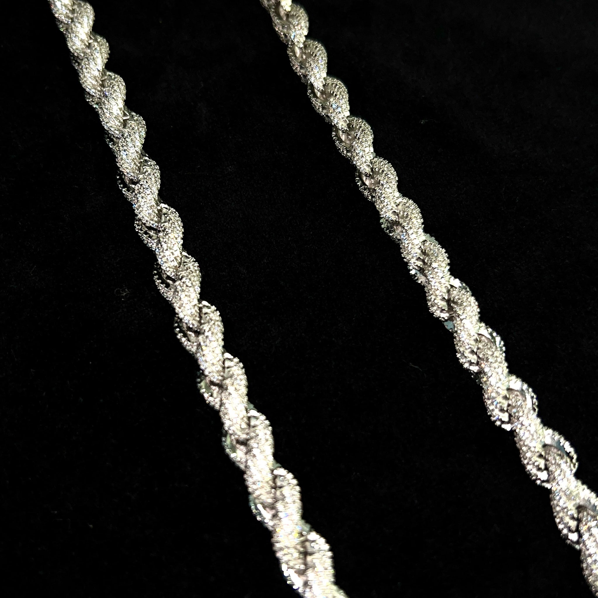 Bust Down Rope Chain - Silver 925 - 60cm / 8mm - 296