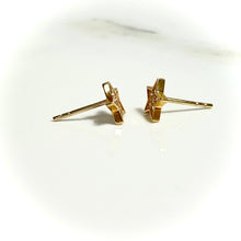 Star Earrings - 14 carat gold EARV2