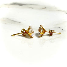 Crystal Charm Earrings - 14 carat gold EARV2