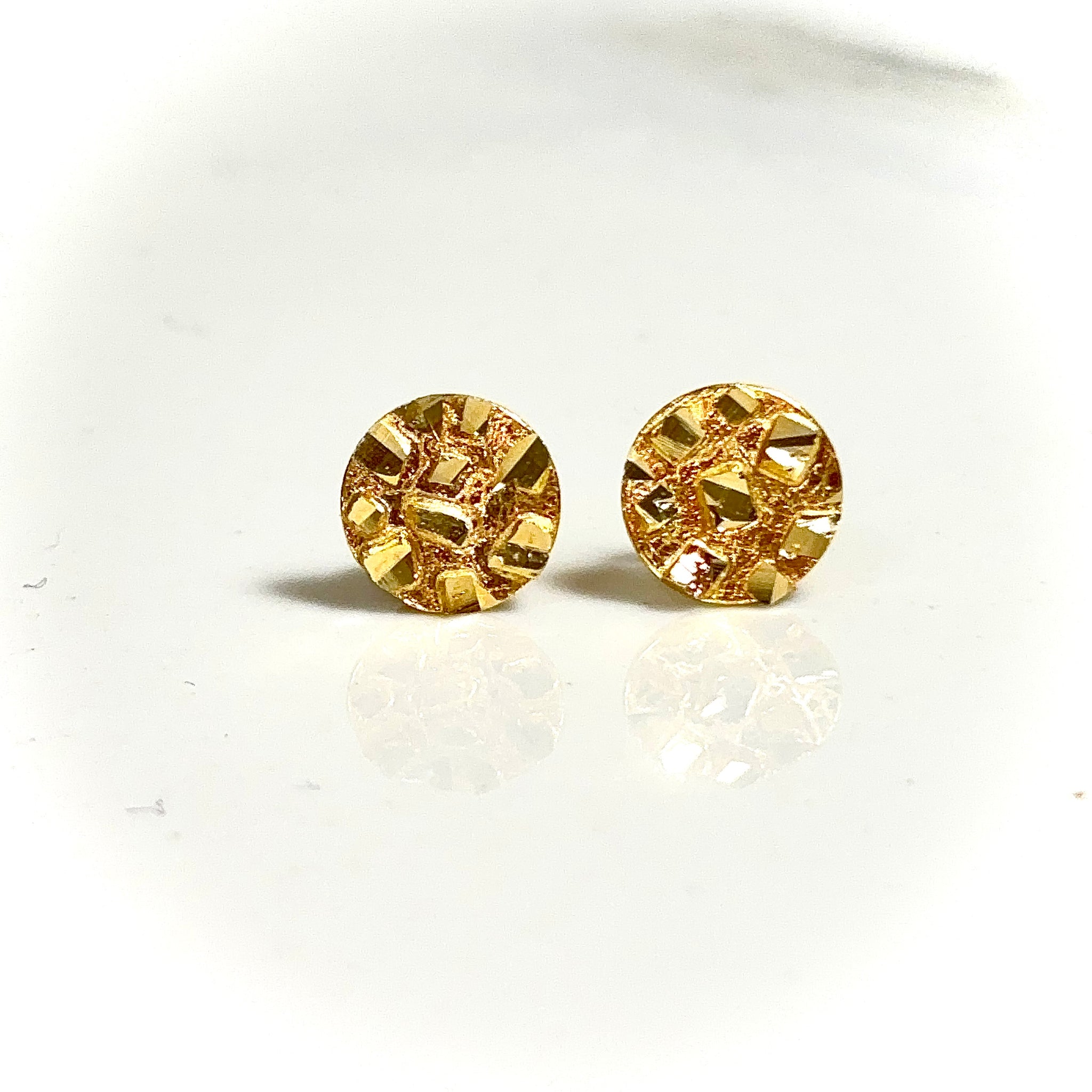 Piet Piet Earring Round - 14 carat gold EARV2