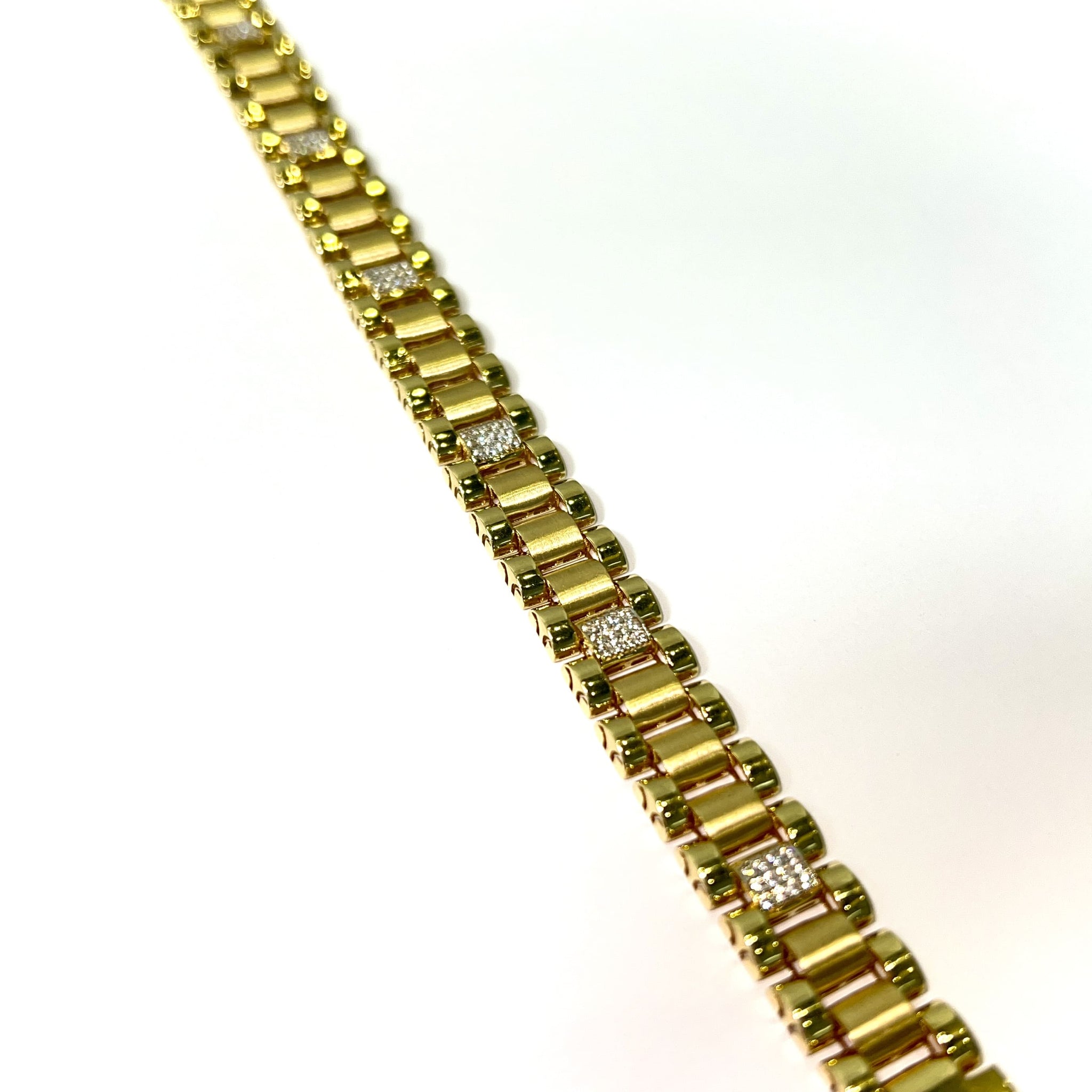 Rolex Link Bracelet - 18 Carat Gold - 21cm / 11mm - 301