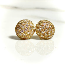Golden Luxe Pave Earrings - 14 carat gold EARV2