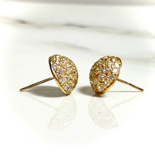 Golden Luxe Pave Earrings - 14 carat gold EARV2