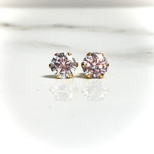 Crystal Charm Earrings - 14 carat gold EARV2
