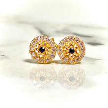 Midnight Elegance Earrings - 14 carat gold EARV2