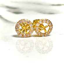 Starlit Circle Earring - 14 carat gold EARV2