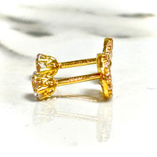 Starlit Circle Earring - 14 carat gold EARV2