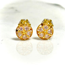 Whimsical Waves Earring - 14 carat gold EARV2