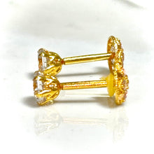 Whimsical Waves Earring - 14 carat gold EARV2