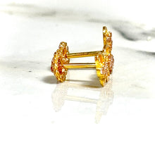 Butterfly Earring - 14 carat gold EARV2