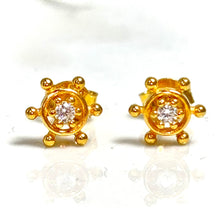 Golden Gleam Earring - 14 carat gold EARV2