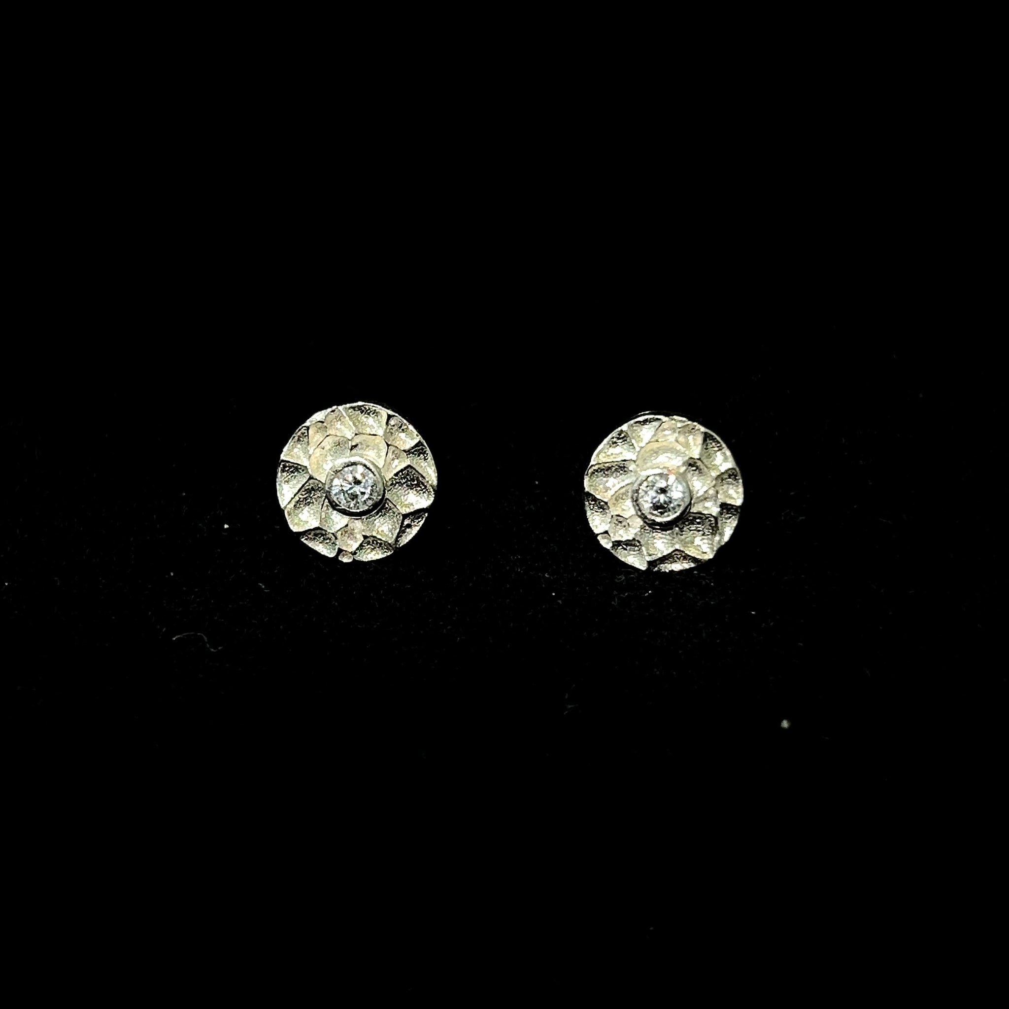 Round Earrings - Silver 925 - 329