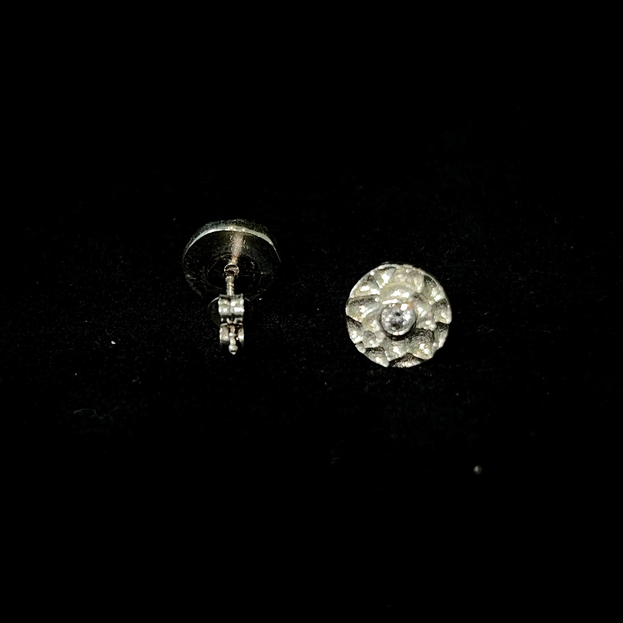 Round Earrings - Silver 925 - 329