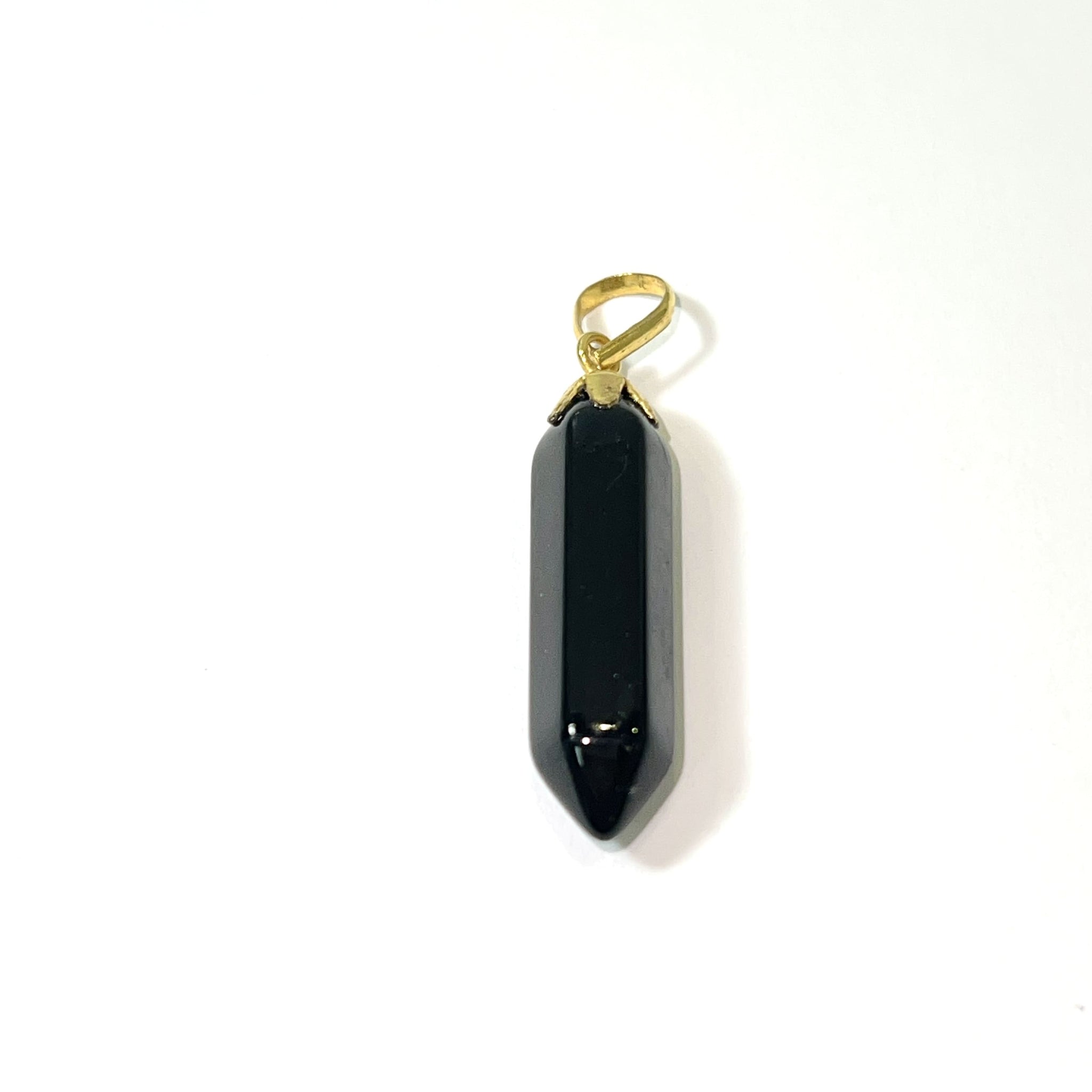 Double-ended Pendant Onyx - 18 Carat Gold - 314